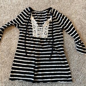 LOFT Stripped Shirt Size S